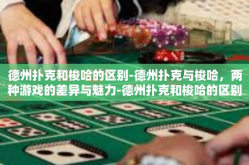 德州扑克和梭哈的区别-德州扑克与梭哈，两种游戏的差异与魅力-德州扑克和梭哈的区别