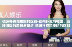 德州扑克和梭哈的区别-德州扑克与梭哈，两种游戏的差异与特点-德州扑克和梭哈的区别