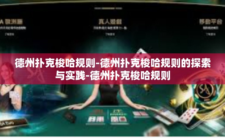 德州扑克梭哈规则-德州扑克梭哈规则的探索与实践-德州扑克梭哈规则