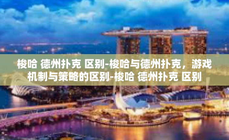梭哈 德州扑克 区别-梭哈与德州扑克，游戏机制与策略的区别-梭哈 德州扑克 区别